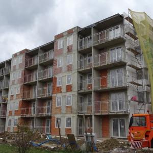 Urocze Nowe Miasto - zaawansowanie prac na koniec października